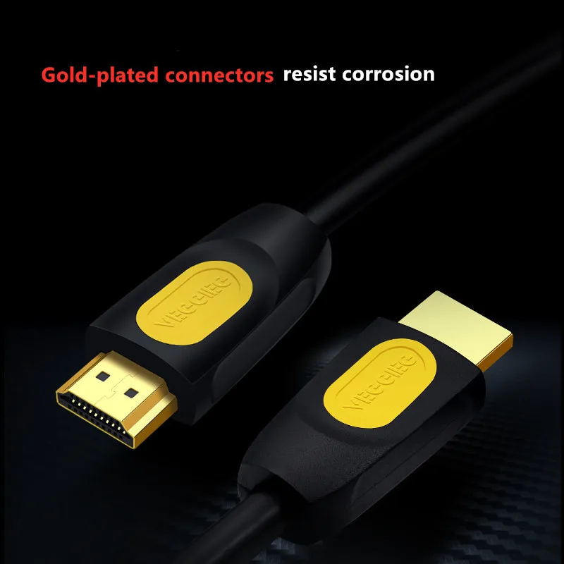 Veggieg HDMI кабель HDMI 2,0 4K 60 Гц для разветвителя удлинитель адаптер 2 м 3 м 5 м 10 м HDMI 2,0 кабель