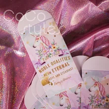 Cocostyles на заказ Шикарный Ребенок Розовый Единорог деньги карман с Золотая фольга для китайский свадебный подарок