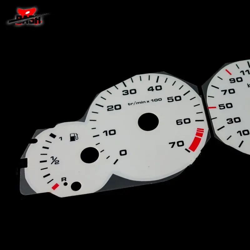 DASH EL Glow Gauge для Peugeot 206 2011 2001 ручная полностью светящаяся синяя зеленая 210 км 7000