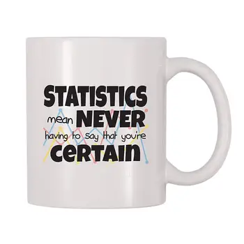 

Statistics Mean Never Having To Say That You're Certain Coffee Mug (11 oz)