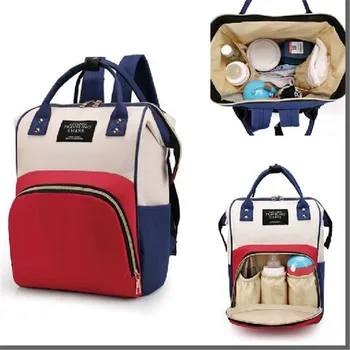 

Multi-Function Mummy Maternity Nappy Bag Fashion Patchwork Large Capacity Baby Bag Travel Backpack Nursing Bag for Mom Designer