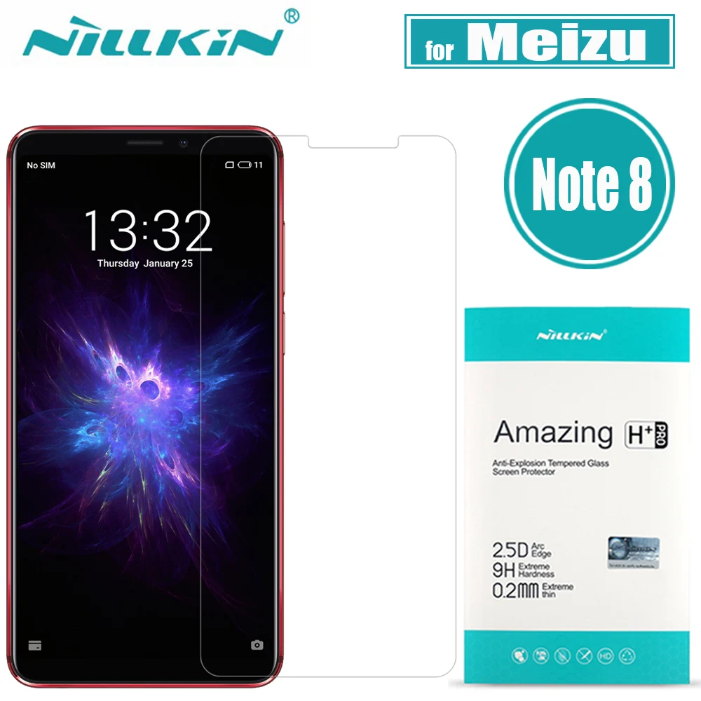 

Meizu Note 8 Tempered Glass Screen Protector Nillkin Amazing H+Pro 0.2mm Clear Glass Protective Film for Meizu Note 8 / Note8