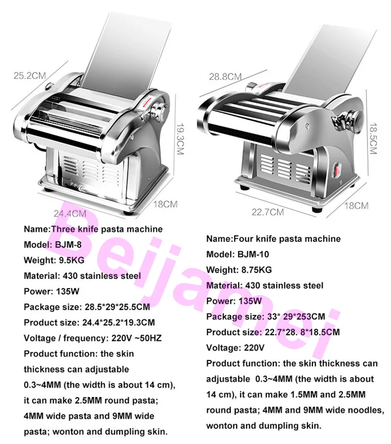 pasta size 3,4