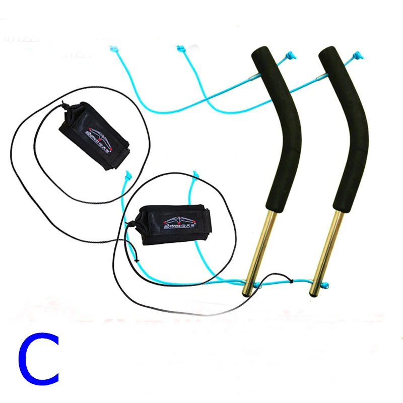 

free shipping high quality quad line stunt power kites bar kitesurf professional kite toy kaixuan kite wheel beautiful handle