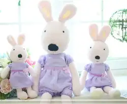 Кэндис Го! Супер милые плюшевые игрушки ле сукре кролик фиолетовый Платье с цветочным рисунком Банни кукла девочки любителей подарок на