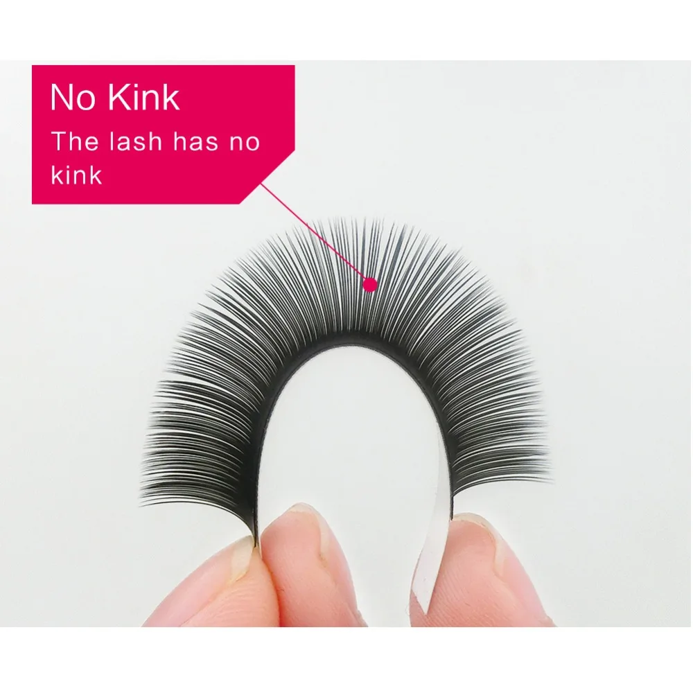 Miss La Mode matte ellipse eyelashes extension lashes roots Split tips