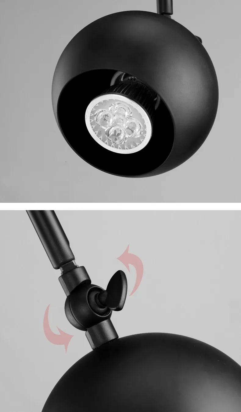 Винтажный Ретро потолочный светильник, круглый черный потолочный светильник s для гостиной, кухни, бара, светильник, светильник, современный домашний светильник ing
