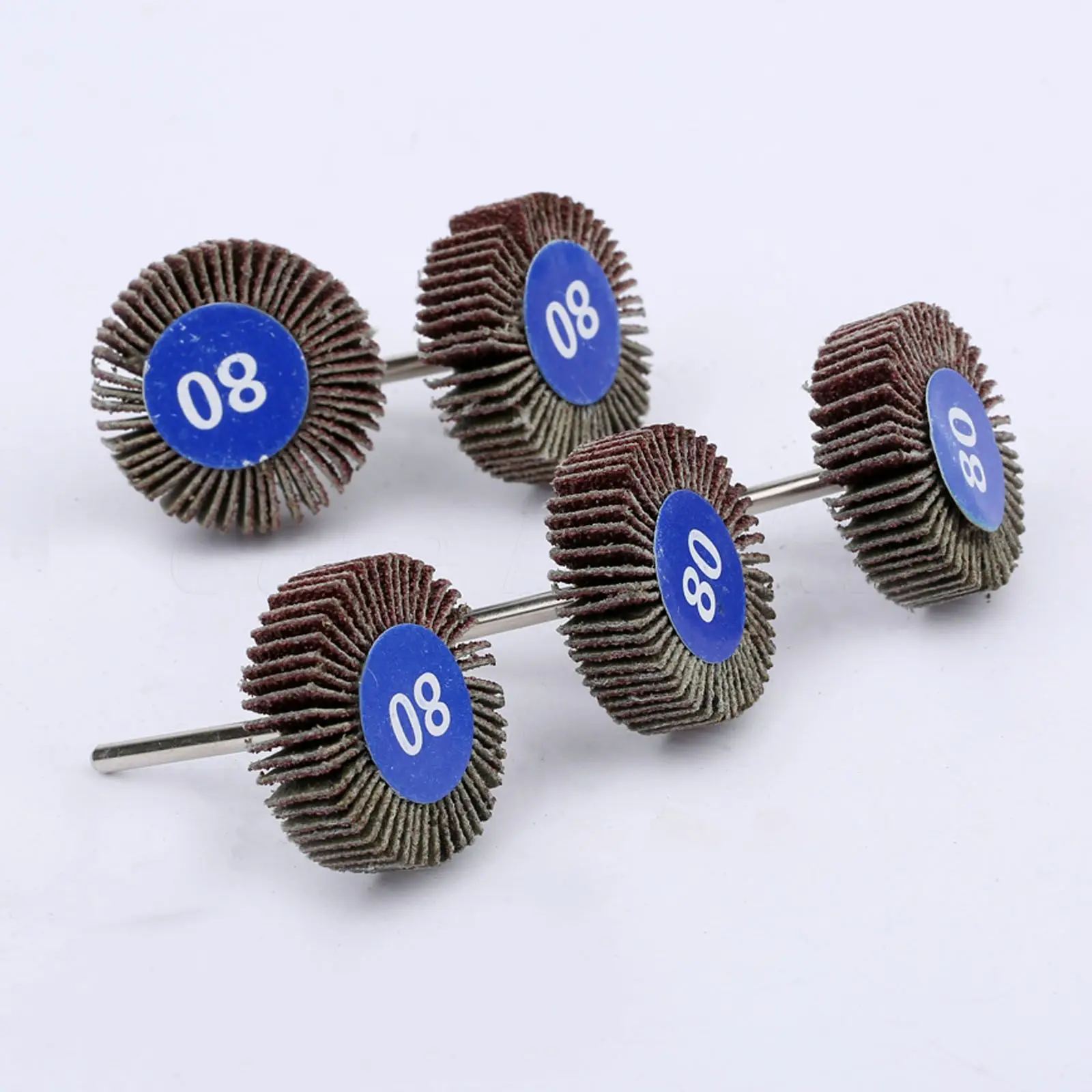 5Pcs Dremel Accessories Sandpaper Sanding Flap Polishing Wheels Sanding