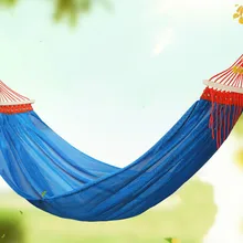 Практичный портативный высокого качества от переворачивания гамак для одного человека качели открытый двойной человек сетка гамак сильный и прочный