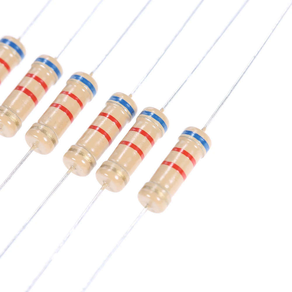 480Pcs 5/% 1W Carbon Resistors 1K-330K ohm 48 Values Assortment Kit