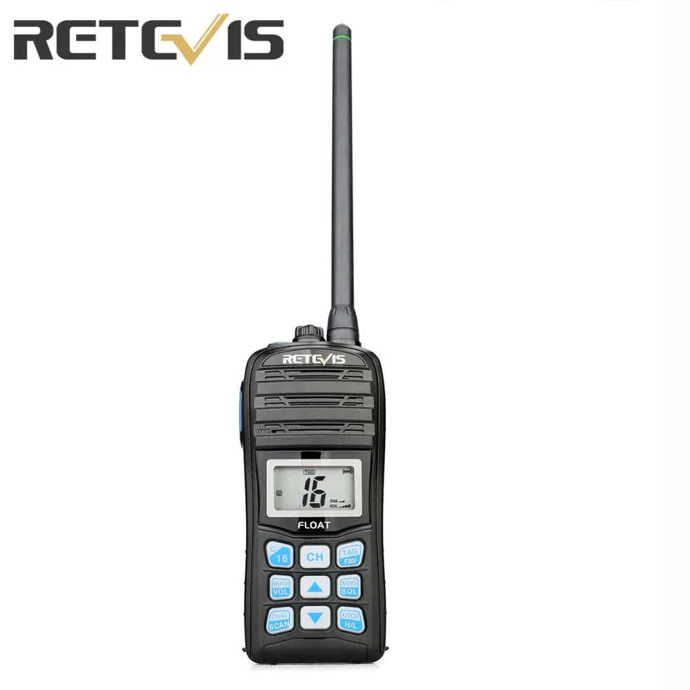 RT55 5 W Walkie Talkie IP67 Водонепроницаемый Ручной Радио УКВ морской США/международной/канадский морской Каналы погоды NOAA оповещения