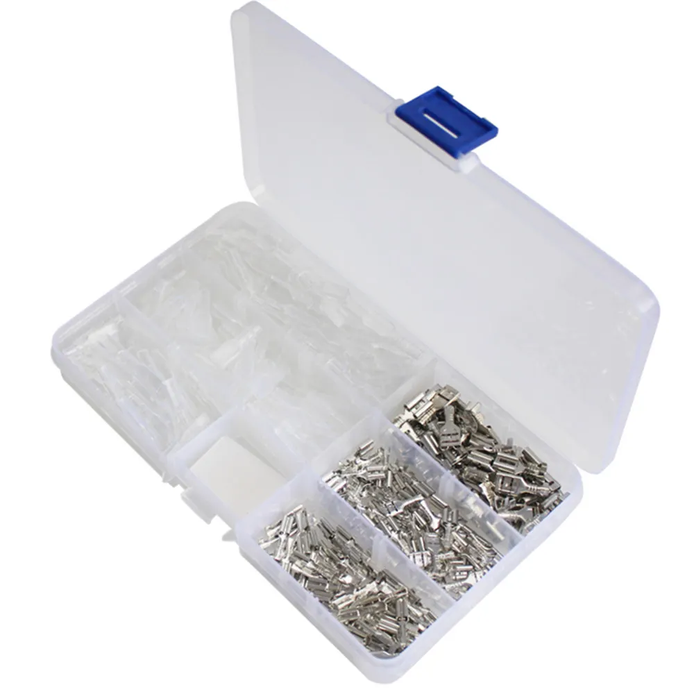 

150pcs 6.3/4.8/2.8 each size 50pcs with smart cover Cold pressing terminal Plug terminal connector conductor clip