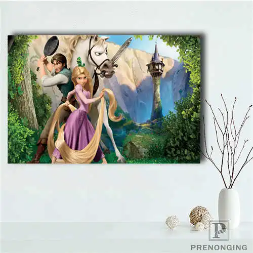 

Custom Canvas Poster Tangled (1) Printing Posters Cloth Fabric Wall Art Pictures For Living Room Decor#18-12-05-H-05-226
