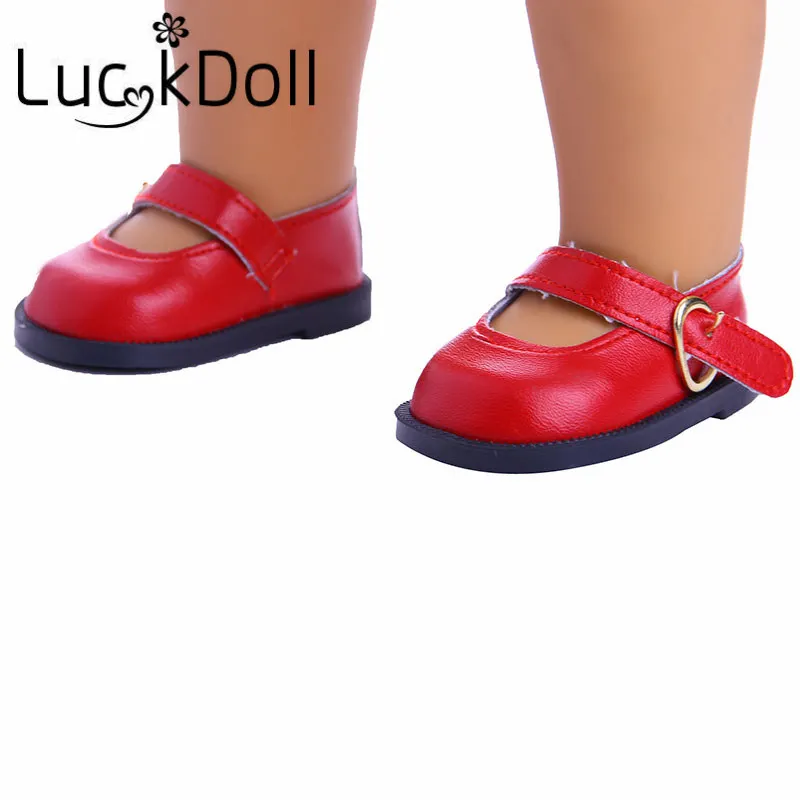 LUCKDOLL4 модели принцесса обувь подходит 18 дюймов американский и 43 см Кукла одежда аксессуары, игрушки для девочек, поколение, подарок на день рождения