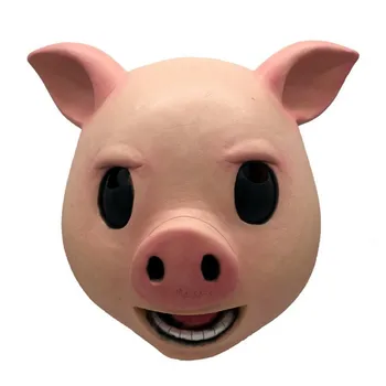 

Piggy Mask Pig Mask PGM Halloween Latex costumes Prank Masks maske realistic maska Party Cosplay for children and adults