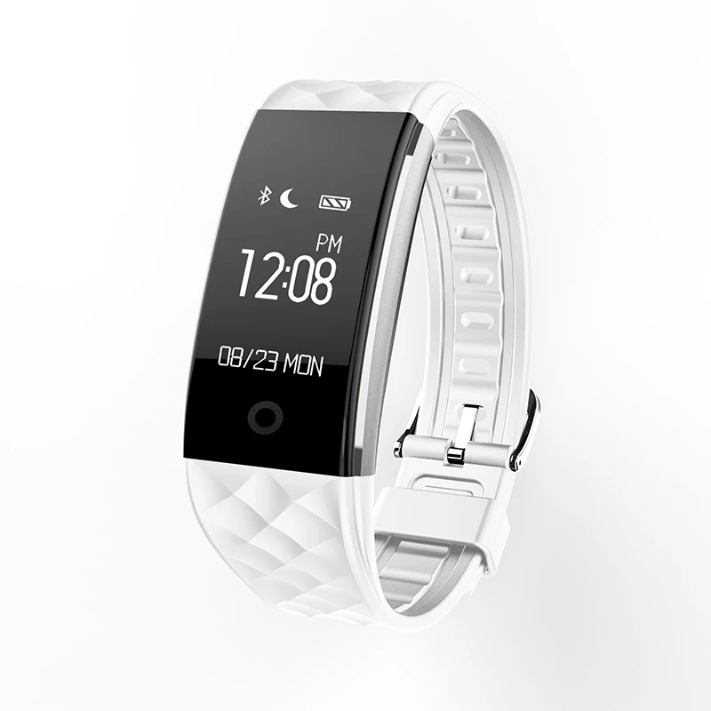 Смарт браслет Smarcent Bluetooth S2 с монитором сердечного ритма IP67 водонепроницаемый