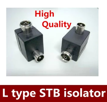 

10PCS/LOT Antenna / STB isolator L type RF head male to female