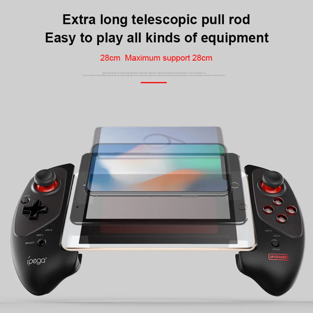 Беспроводной джойстик геймпад с 5-10 дюймов телескопический держатель для iOS PAD PC Android Play игры для PUGB контроллер геймер плеер
