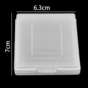 

2 pcs Clear Plastic Game Cartridge Case Orgainzer for Nintendo Game Boy Color GBC