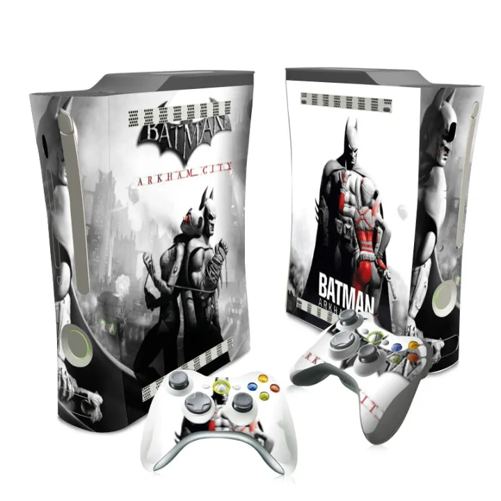 

Wholesale Price Batman Camouflage Case Skin sticker full body Cover for Xbox 360 Fat