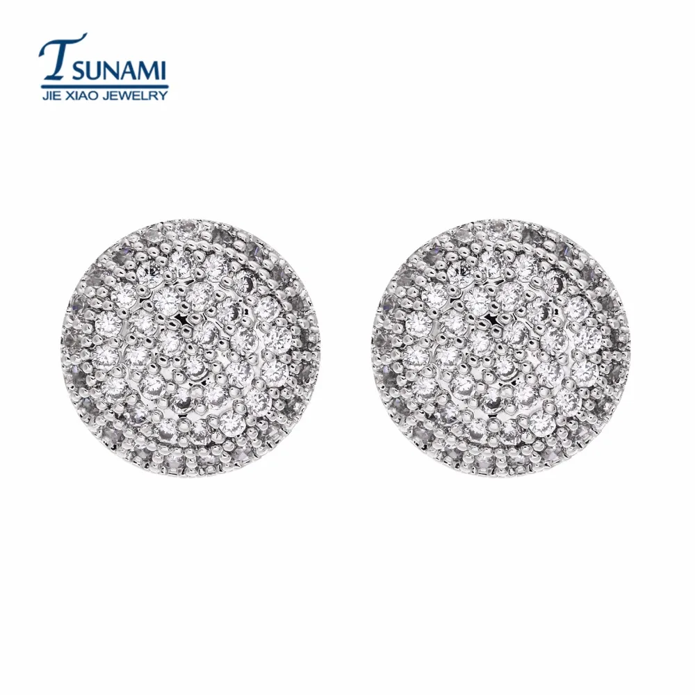 

Luxury round miniature zircon earrings Design fashionable jewelry zircon earrings for women/girls ER-105