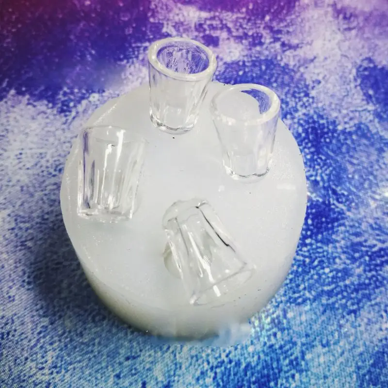 JAVRICK мини бутылка для воды кулон УФ Смола литья формы силиконовые формы ювелирных изделий 4x2x4,5 см