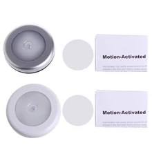 6 светодиодный беспроводной PIR датчик движения свет настенный шкаф лампа для платяного шкафа батарея 4,5 в