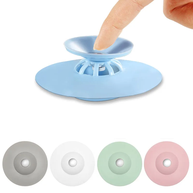 

Silicone Wheat Straw Kitchen Sink Strainer Bathroom Shower Drain Sink Drains Cover sink colander Sewer Hair Filter strainer