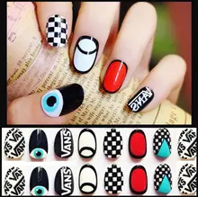Japanese tide harajuku bump color finished manicure overhand super good-looking sole little monsters Fake nails