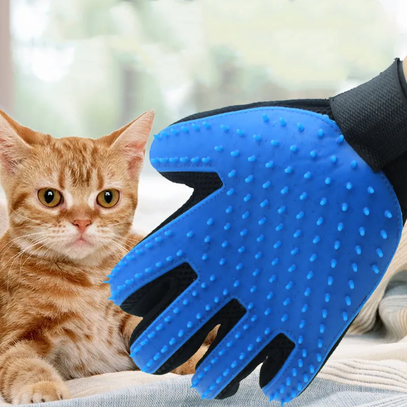 Pet Grooming Glove for Cats Brush Comb Cat Hackle Pet Deshedding Brush