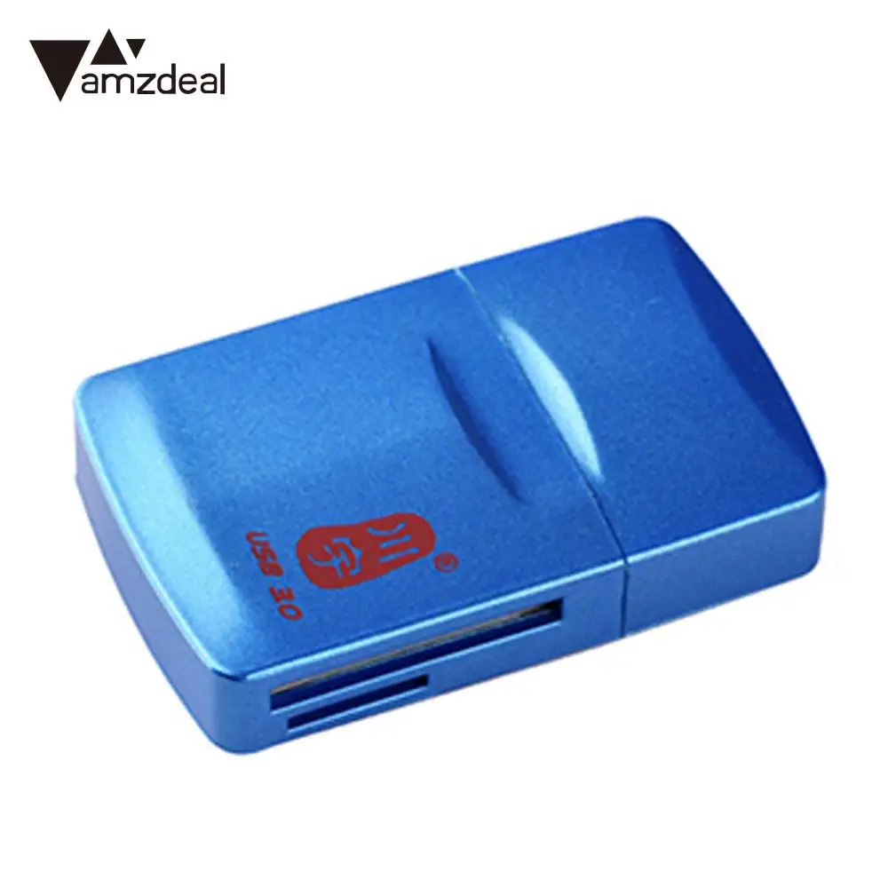 Легкий SD Card Reader передачи данных USB 3,0 устройство чтения карт памяти ноутбука рабочего Портативный TF Card Reader Plug and Play