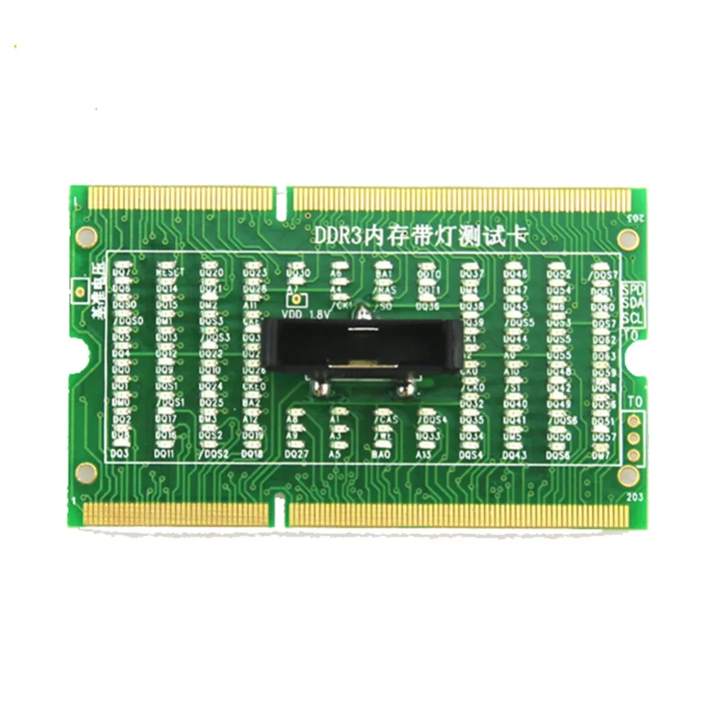 Фонарь 2018 новый тип памяти DDR3 карта тестер со светодиодной подсветкой|Запасные