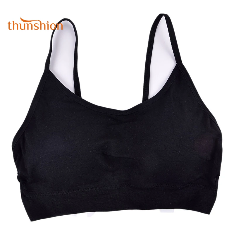 

THUNSHION Yoga Top Sports Bra Girls Lady Tank Thin Padded White Bra Sport Hollow Back Sexy Bra for Daily Wear Light Underwear