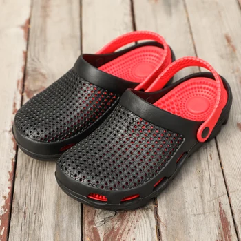 

Crocse Crocks Men Pool Sandals Summer Outdoor CholasBeach Shoes men Slip On Garden Clogs Casual Water Shower LiteRide Crock