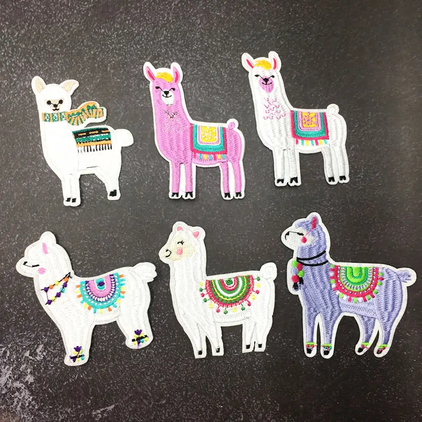 Нашивки с аппликацией llama Alpaca нашивки утюгом на рубашке трикотажная кепка