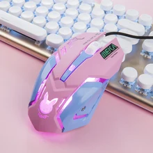 OW Mouse дышащая светодиодная игровая мышь с подсветкой D.VA Mercy
