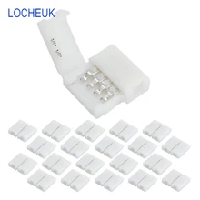 4pin 10 мм RGB один цвет solderless печатная плата проводное соединение RGB PBC светодиодный разъем полосы света для 5050 Светодиодные полосы света