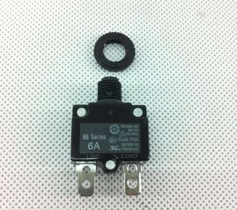 

Free Shipping 6A 125VAC 250VAC 32VDC circuit breaker 88 series residual Current earth leakage