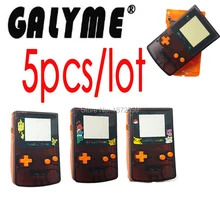 5 шт./партия, многоканальный черный, оранжевый цвет, оболочка, чехол, подходит для Gameboy, цветная игровая консоль с объективом Master Elf GBO Boy Advance