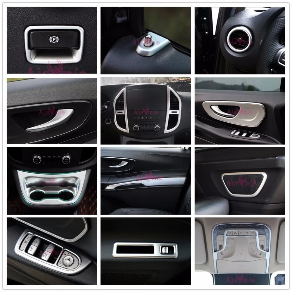 Аксессуары для Mercedes Benz Vito W447 2014 2017 верхний слой внутренней приборной панели
