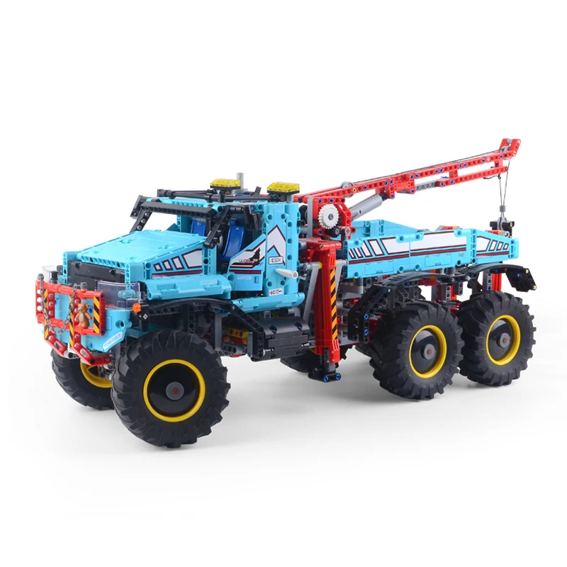 

20056 1912PCS Technic Series 6x6 All Terrain Tow Truck Remote Control Car Compatible 42070 Building Kits Blocks Bricks Toy