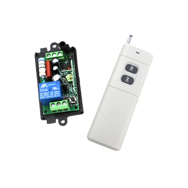 

NEW!!!High Quality AC220V 110V RF Wireless Switch Relay Receiver Remote Controllers For Light switch 4069
