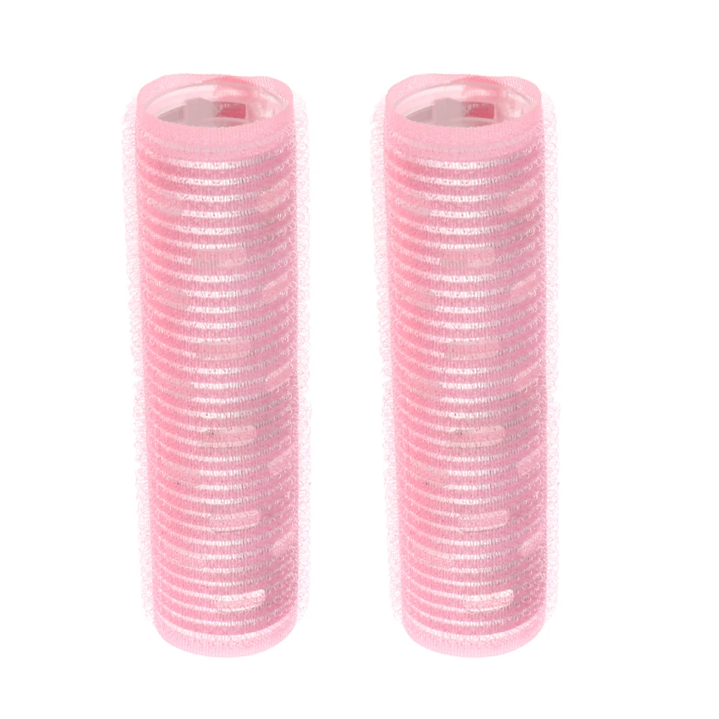 2Pcs Plastic Hair Rollers Bangs Curlers Styling Accessories Self-Grip Curling Tools | Красота и здоровье