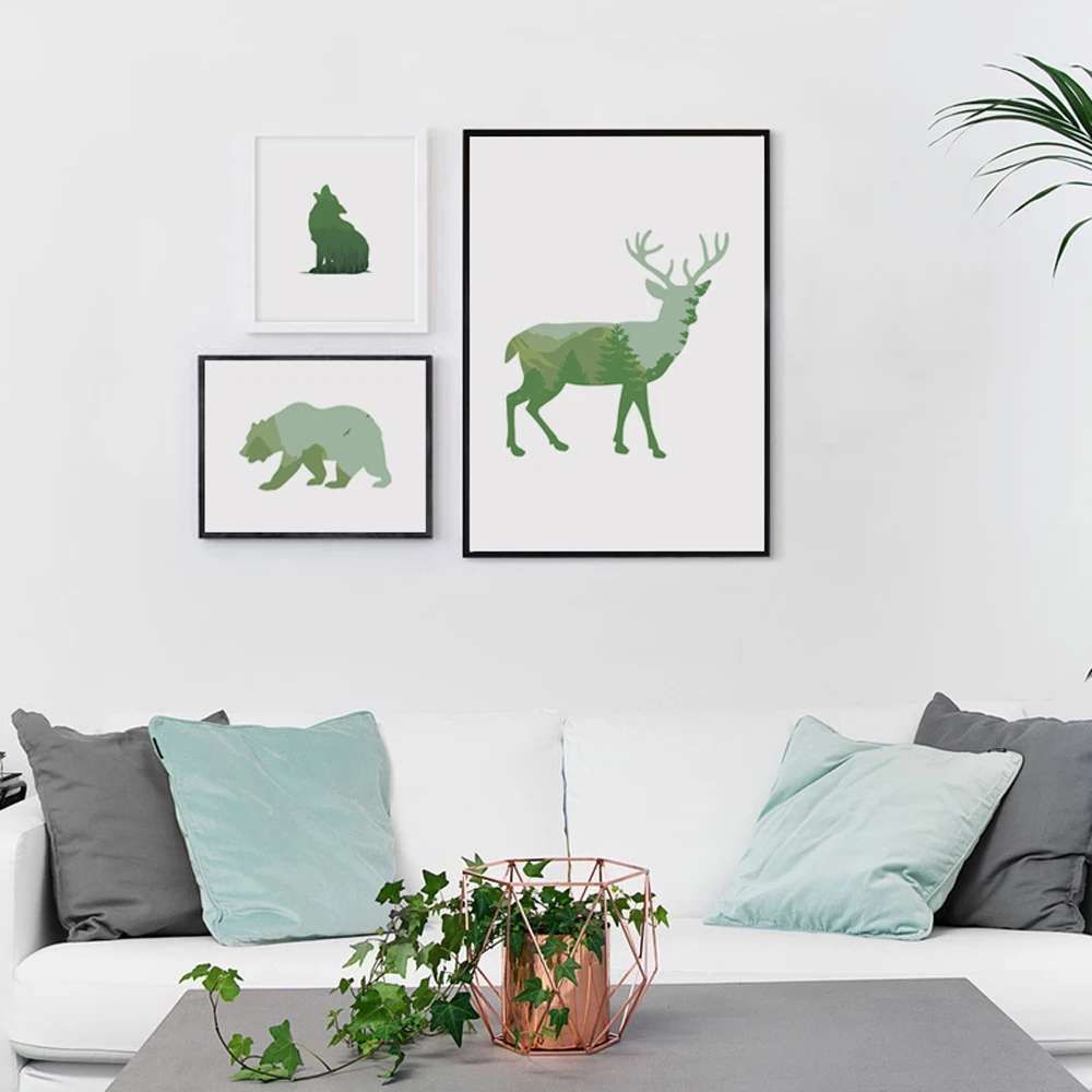Online Get Cheap Bear Wolf And Deer Aliexpress Alibaba Group with Astounding deer and bear home decor you should have