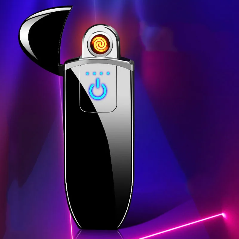 Вольфрамовая двухсторонняя ультратонкая usb зарядная зажигалка мини легкая