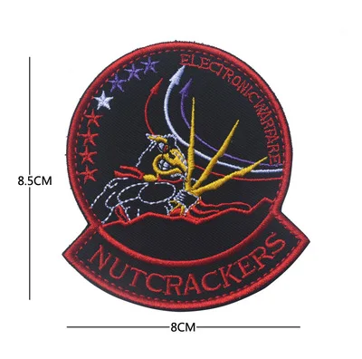 Спецназ спецназ черный спецназ зона полета тест эскадрилья бомба кошки USAF патчи тактический боевой дух армейский значок аппликация Военный Патч - Цвет: 27