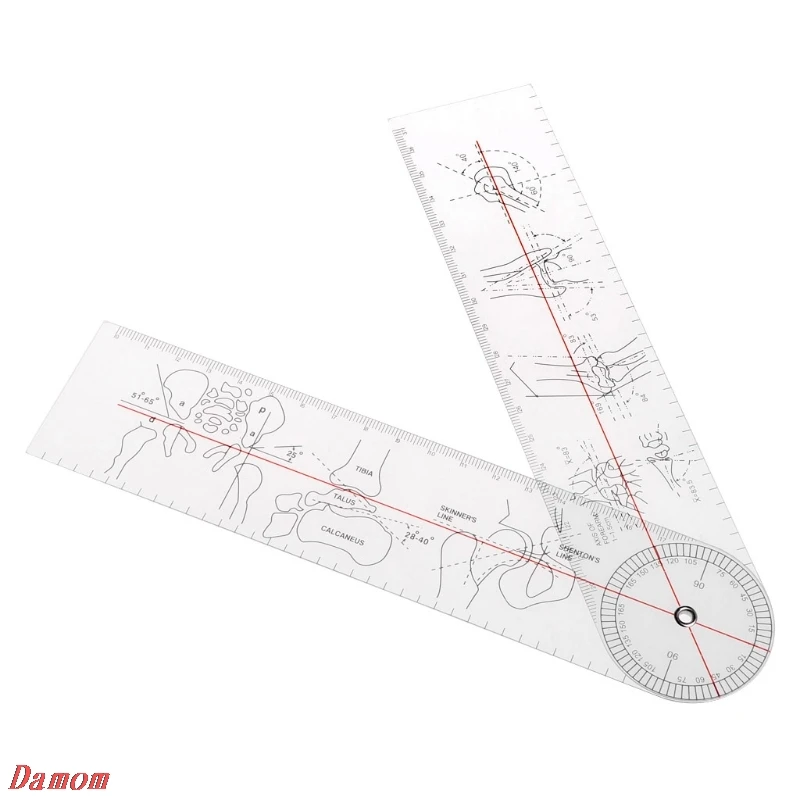 

Goniometer Angle Medical Ruler Rule Joint Orthopedics Tool Instruments Plastic