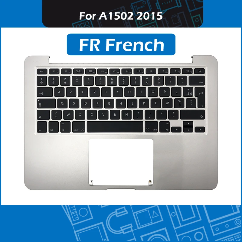 A1502 Топ чехол для Macbook Pro retina 1" A1502 удобный Упор для рук+ клавиатура с французской раскладкой+ Подсветка клавиатуры MF839 MF841