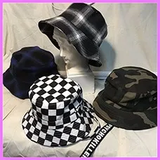 IG-Hot-Checker-Bucket-Hat-Black-White-Plaid-Unisex-Cap-Women-Men-Aesthetic-Harajuku-Street-Style