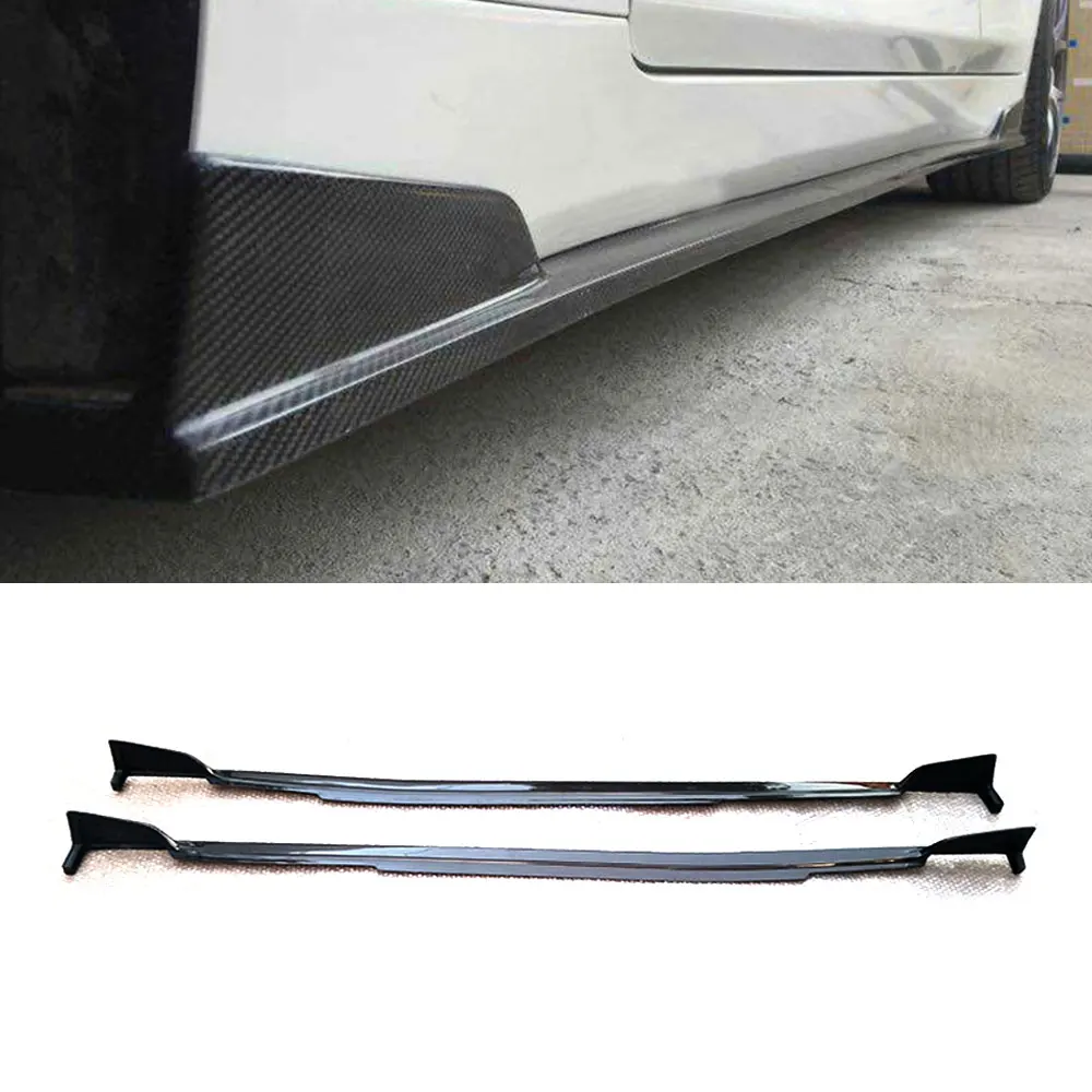 Carbon Fiber Side Skirts side lip body kit trims for Infiniti Q50 Q50S
